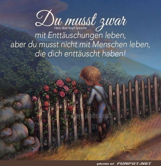 Du mußt zwar mit Endtäuschungen leben Du mußt zwar mit Endtäuschungen leben