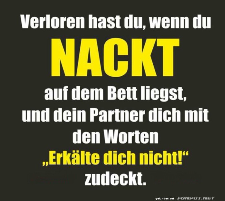 Du hast verloren