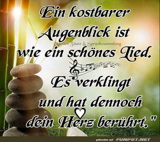 Ein kostbarer Augenblick