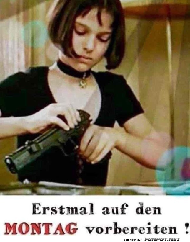 Auf den Montag vorbereiten Auf den Montag vorbereiten