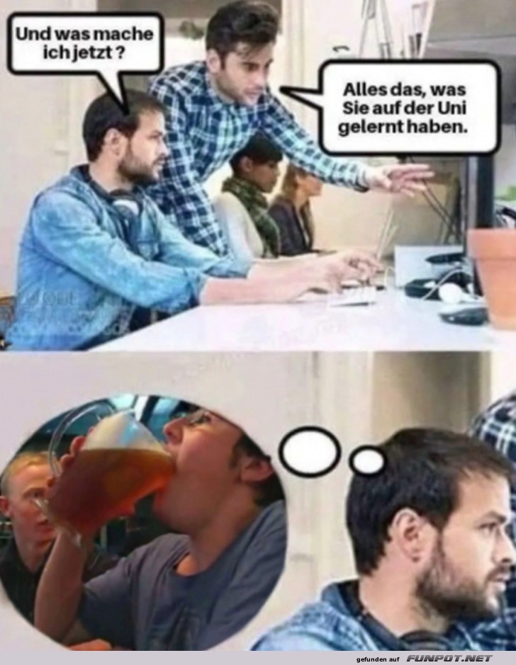 Was Sie auf der Uni gelernt haben Was Sie auf der Uni gelernt haben