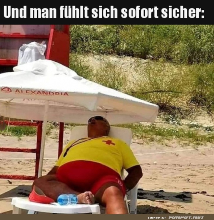 Da fhlt man sich sicher