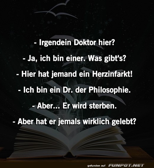 Ein Doktor hier?