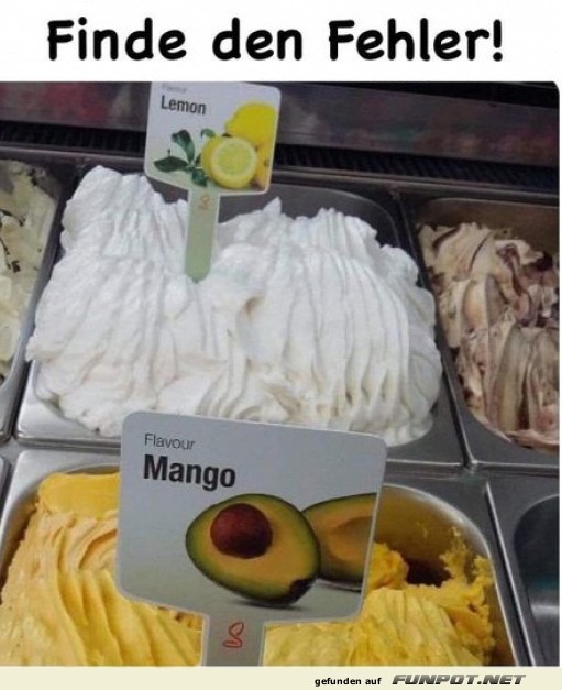 Finde den Fehler Finde den Fehler