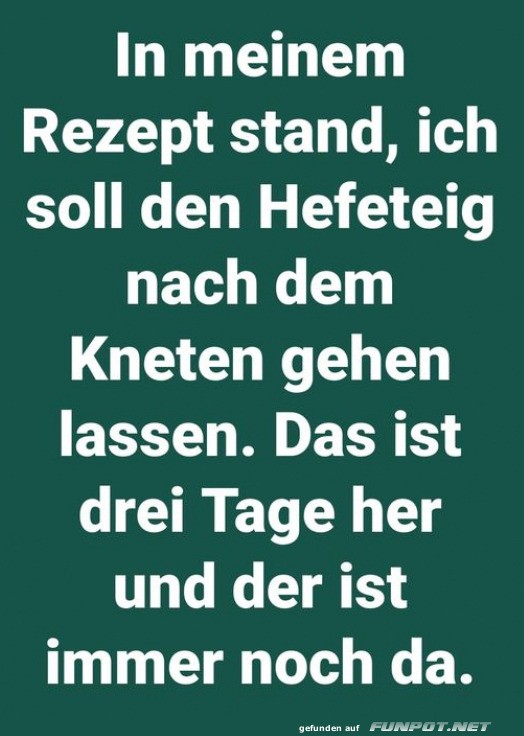 Hefeteig gehen lassen Hefeteig gehen lassen