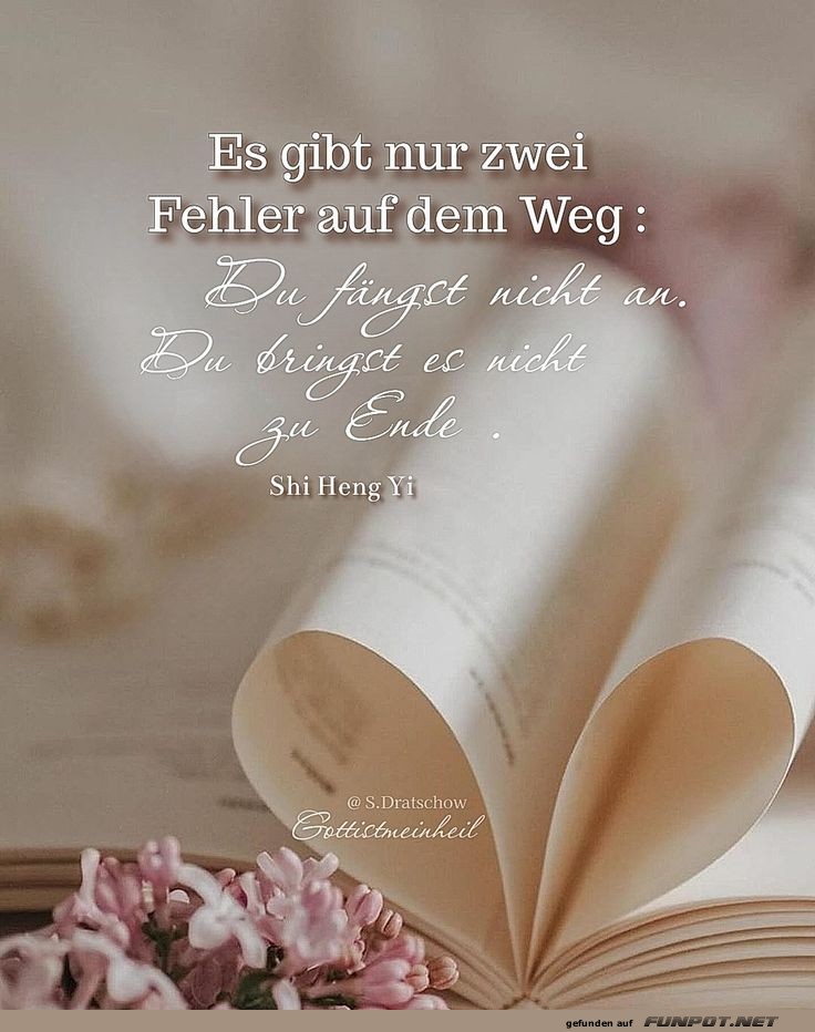 Es gibt nur zwei Fehler au den Weg Es gibt nur zwei Fehler au den Weg