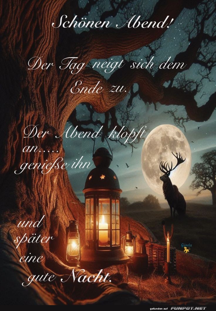 Der Tag neigt sich dem Ende