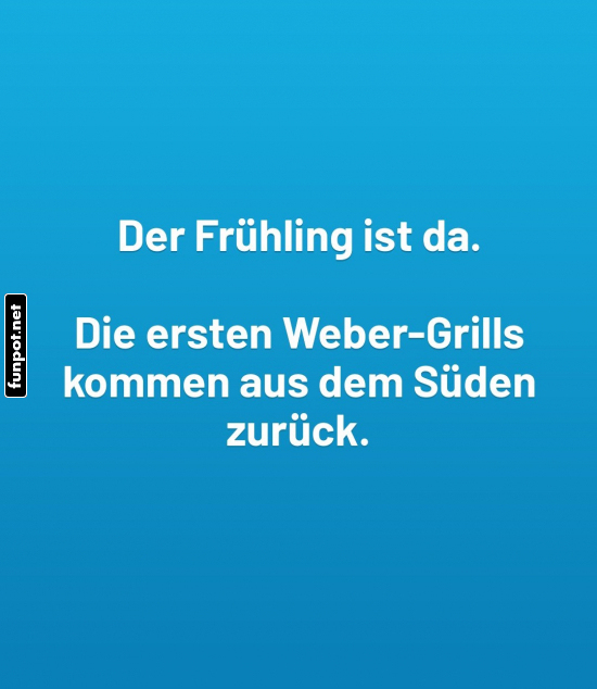 Frhling: Weber-Grills sind zurck