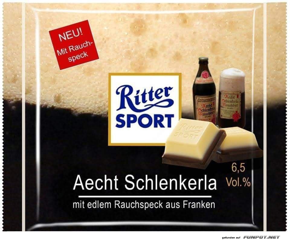 Ritter Sport Aecht Schlenkerla mit Rauchspeck