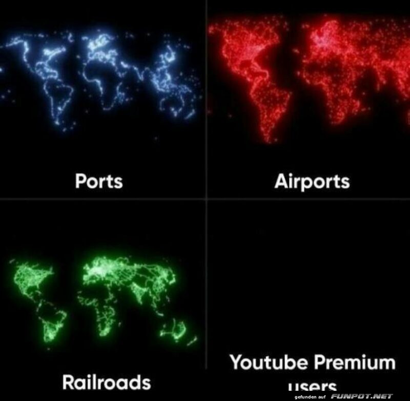 Visualisierung globaler Netzwerke und Nutzer