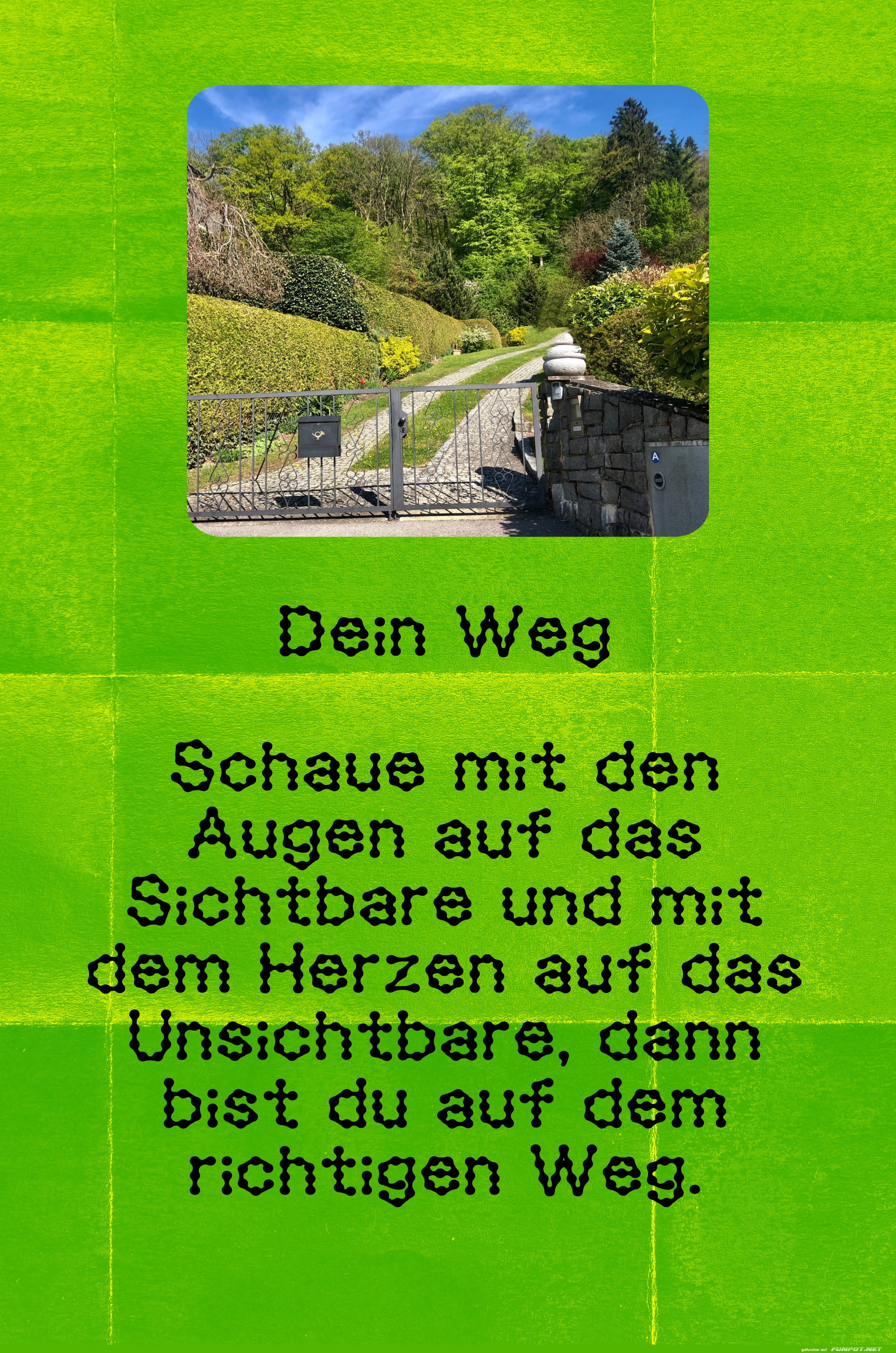 Inspiration fr den richtigen Weg