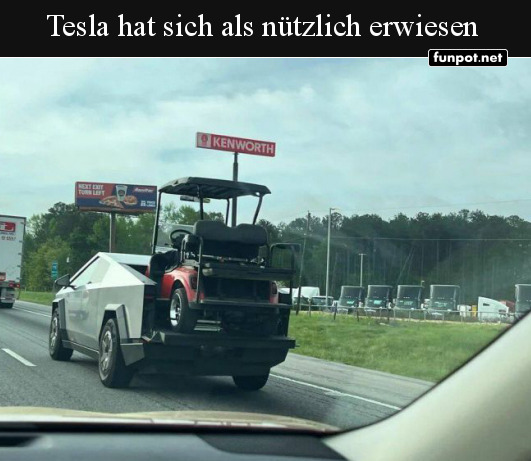 Tesla als praktischer Transporter