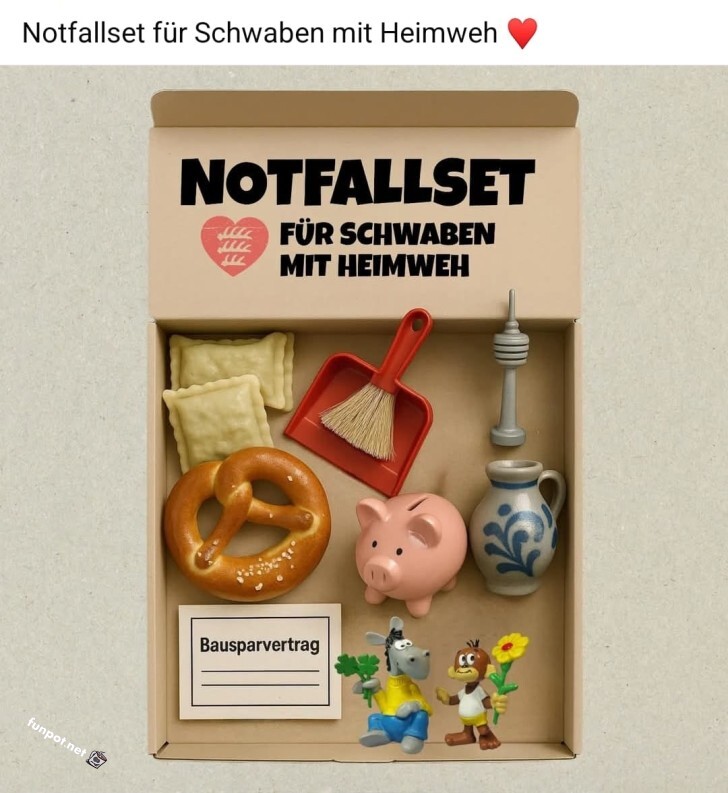 Notfallset fr Schwaben zuhause
