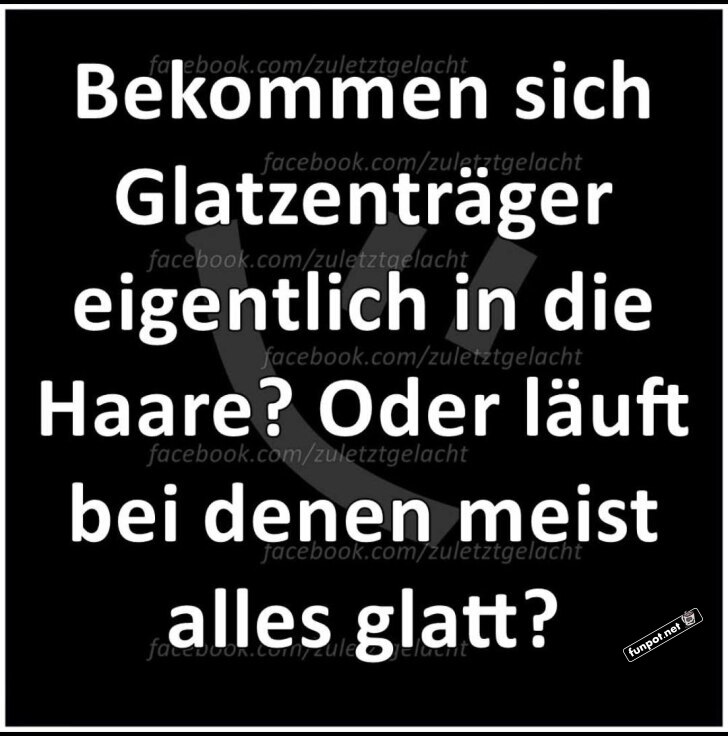 Witz ber Glatzentrger und Haare