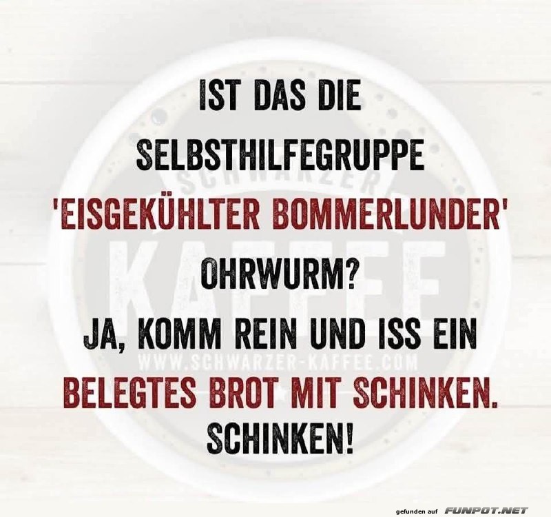 Ist das die Selbsthilfegruppe fr Ohrwrmer?