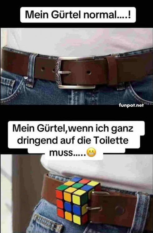 Mein Gürtel: Normal vs. Dringend Mein Gürtel: Normal vs. Dringend