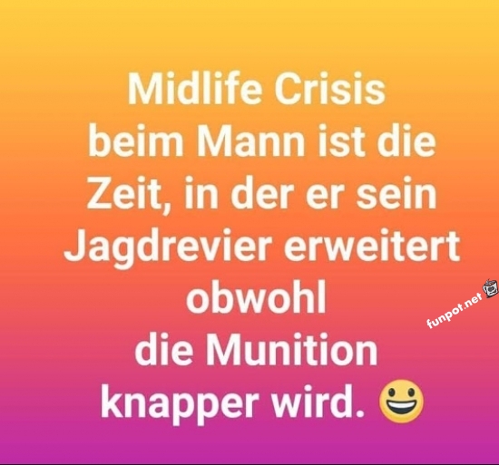 Midlife Crisis beim Mann humorvoll erklrt