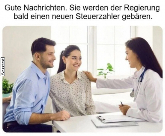 Paar erwartet Nachwuchs mit humorvoller Note