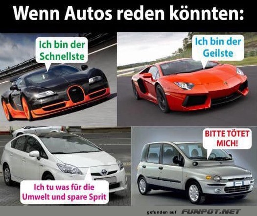 Wenn Autos reden knnten - witzige Aussagen