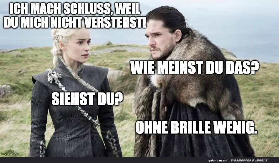 Humorvolles Gesprch ber Verstndnisprobleme