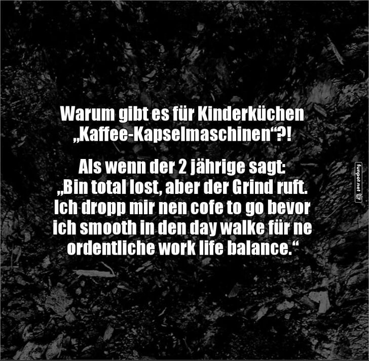 Kinderkchen und Kaffee-Kapselmaschinen
