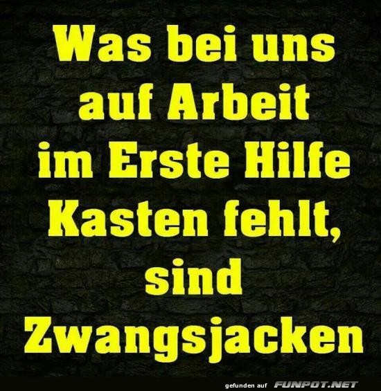 Humor im Bro: Fehlende Zwangsjacken