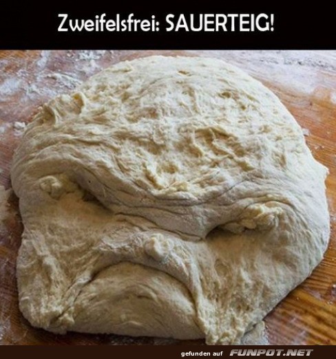 Leckeres Sauerteigbrot in Vorbereitung