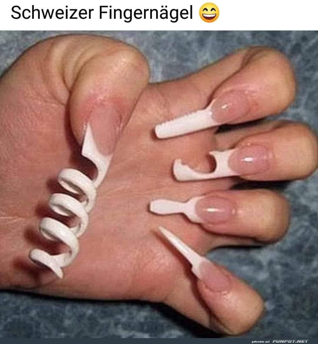 Kreative und skurrile Nageldesigns