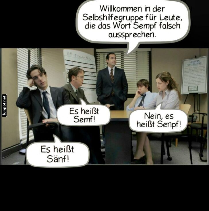 Selbsthilfegruppe fr falsche Senfaussprache