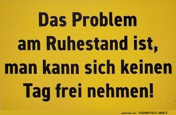 Humor ber den Ruhestand
