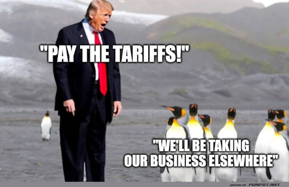 Penguins Negotiating Tariffs Penguins Negotiating Tariffs