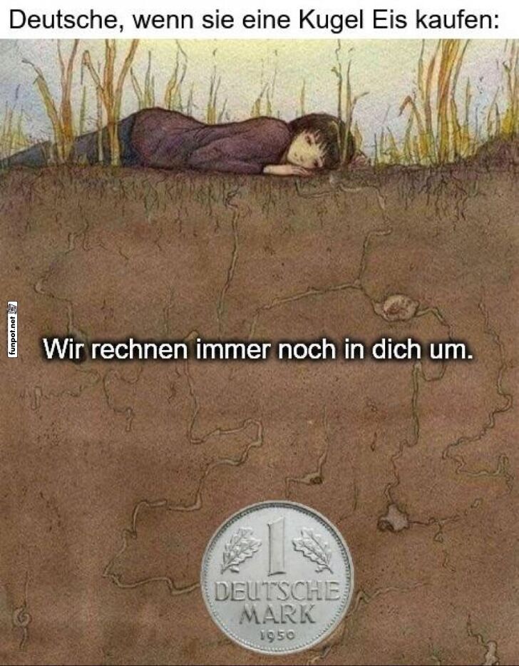 Nostalgie und Eis kaufen
