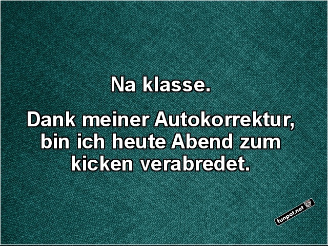 Autokorrektur Missverstndnis