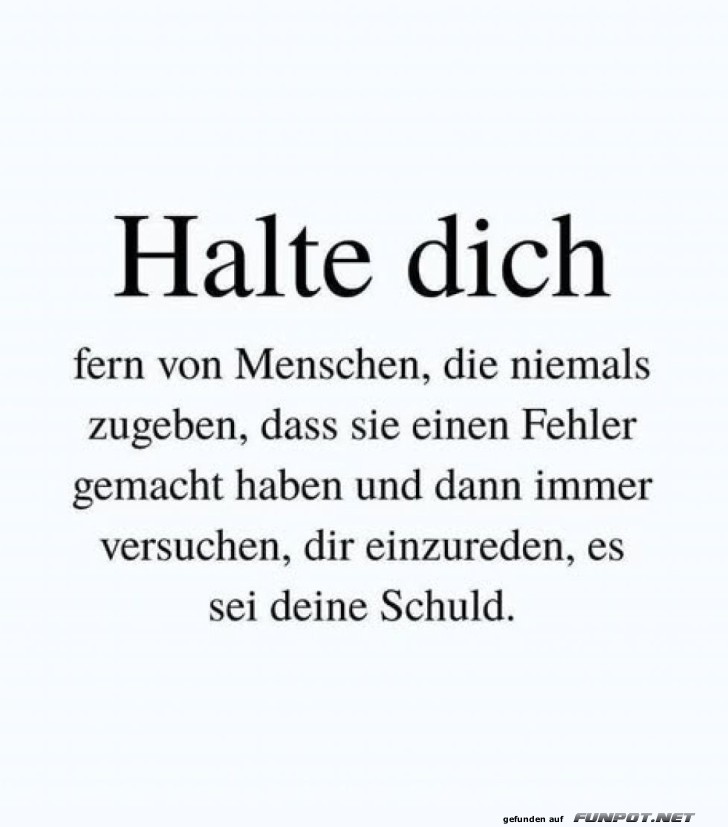 Halte Distanz zu manipulativen Menschen