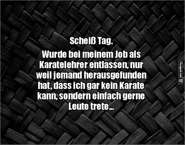 Karatelehrer ohne Karateknste