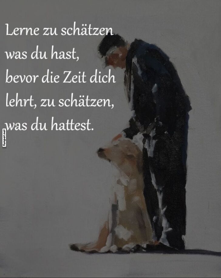 Wertschtzung und Vergnglichkeit