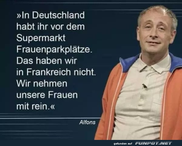 Alfons ber Frauenparkpltze in Deutschland