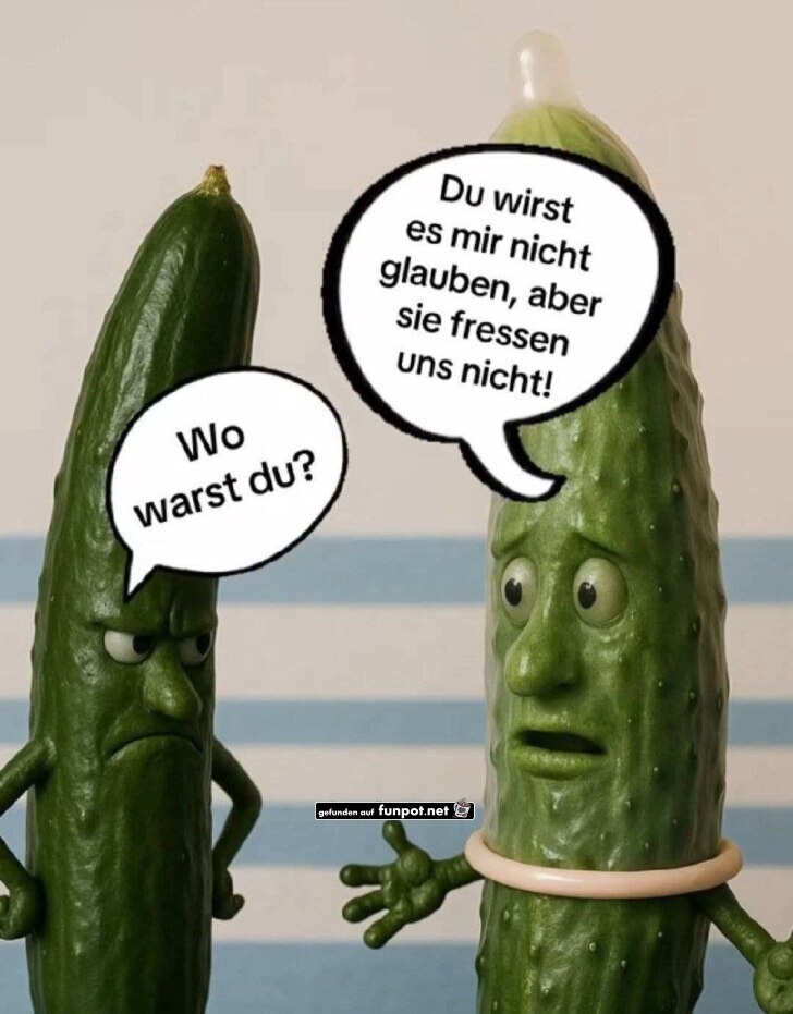 Gurken im lustigen Gesprch