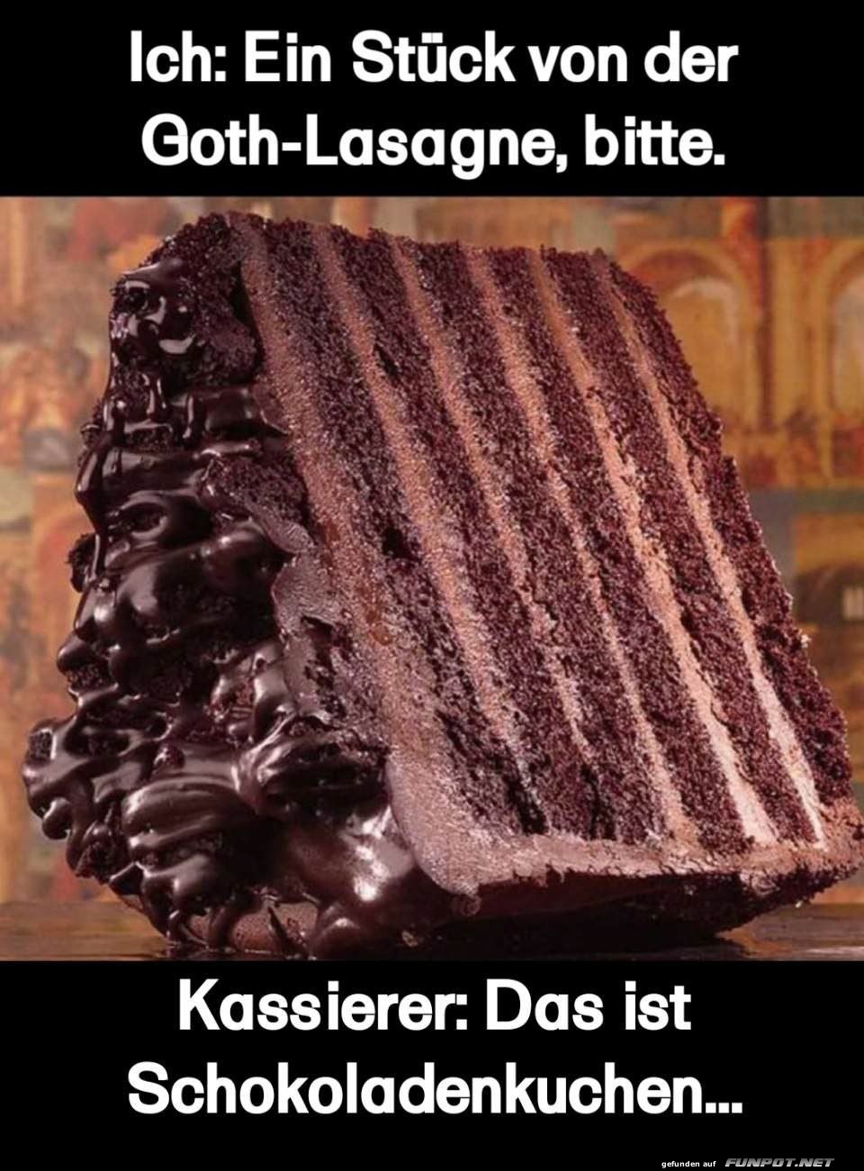 Humorvolles Missverstndnis um Schokoladenkuchen