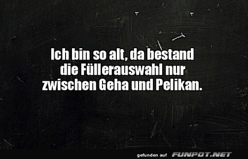 Nostalgie der Schulzeit