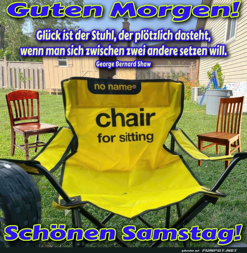 Frhlicher Samstagmorgen im Garten