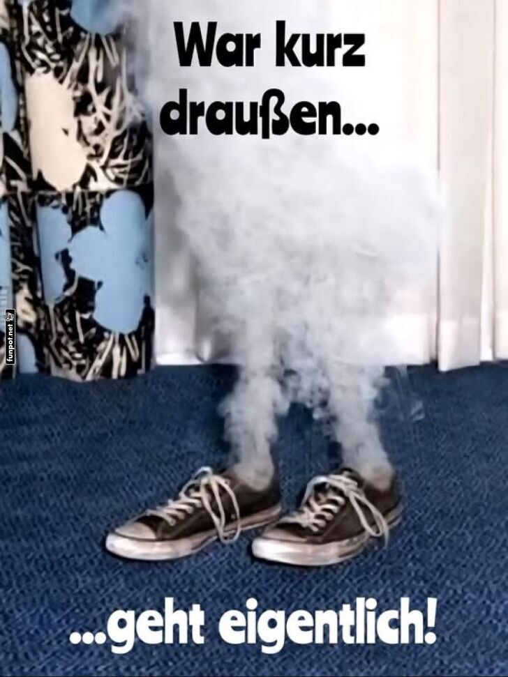Schuherlebnis: War kurz drauen
