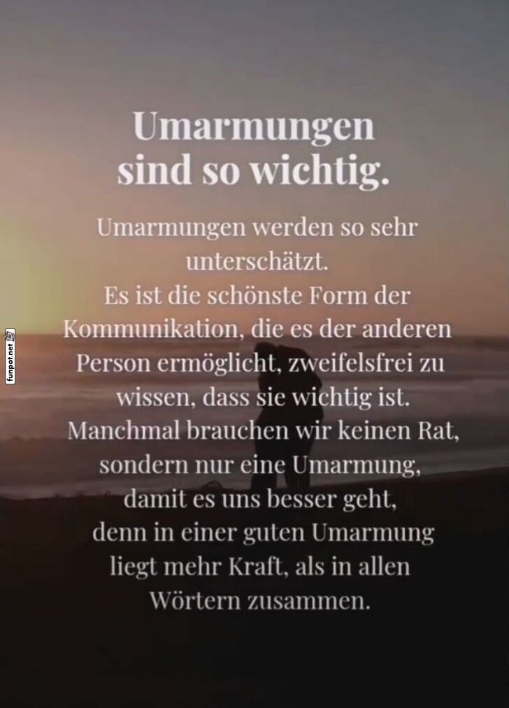 Die Kraft der Umarmung