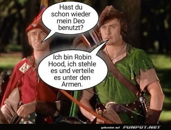 Robin Hood und das Deodrama im Sherwood Forest