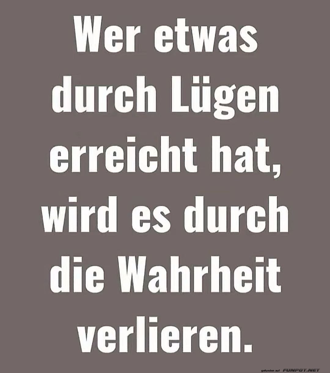 Wahrheit bertrumpft Lgen