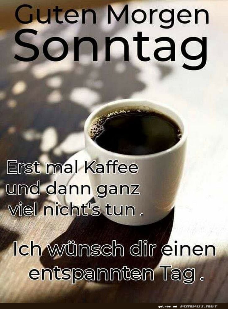 Guten Morgen Sonntag
