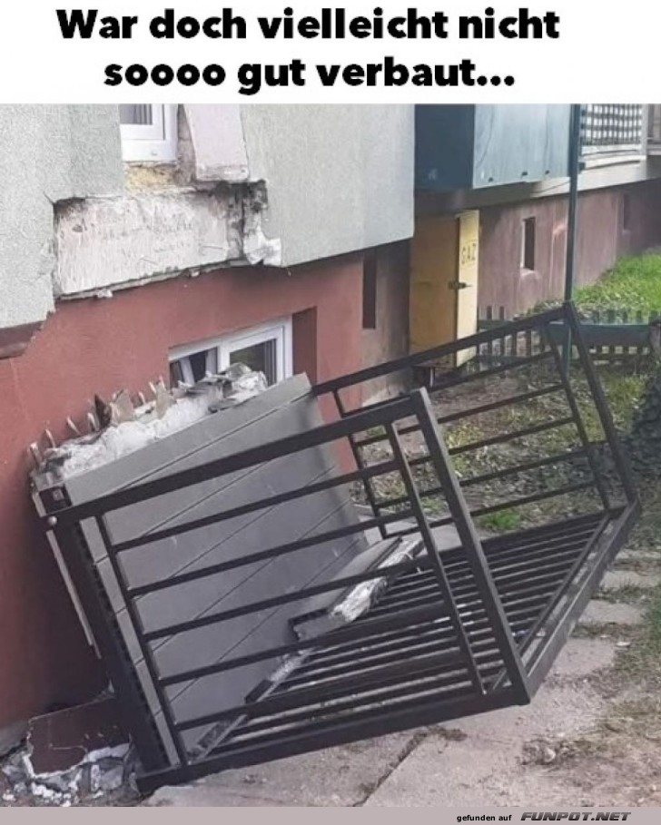 Der Bau-Fail zum Schmunzeln!