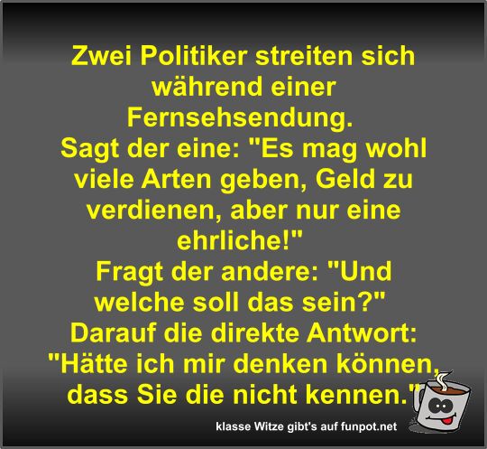 Zwei Politiker streiten sich während einer Fernsehsendung Zwei Politiker streiten sich während einer Fernsehsendung