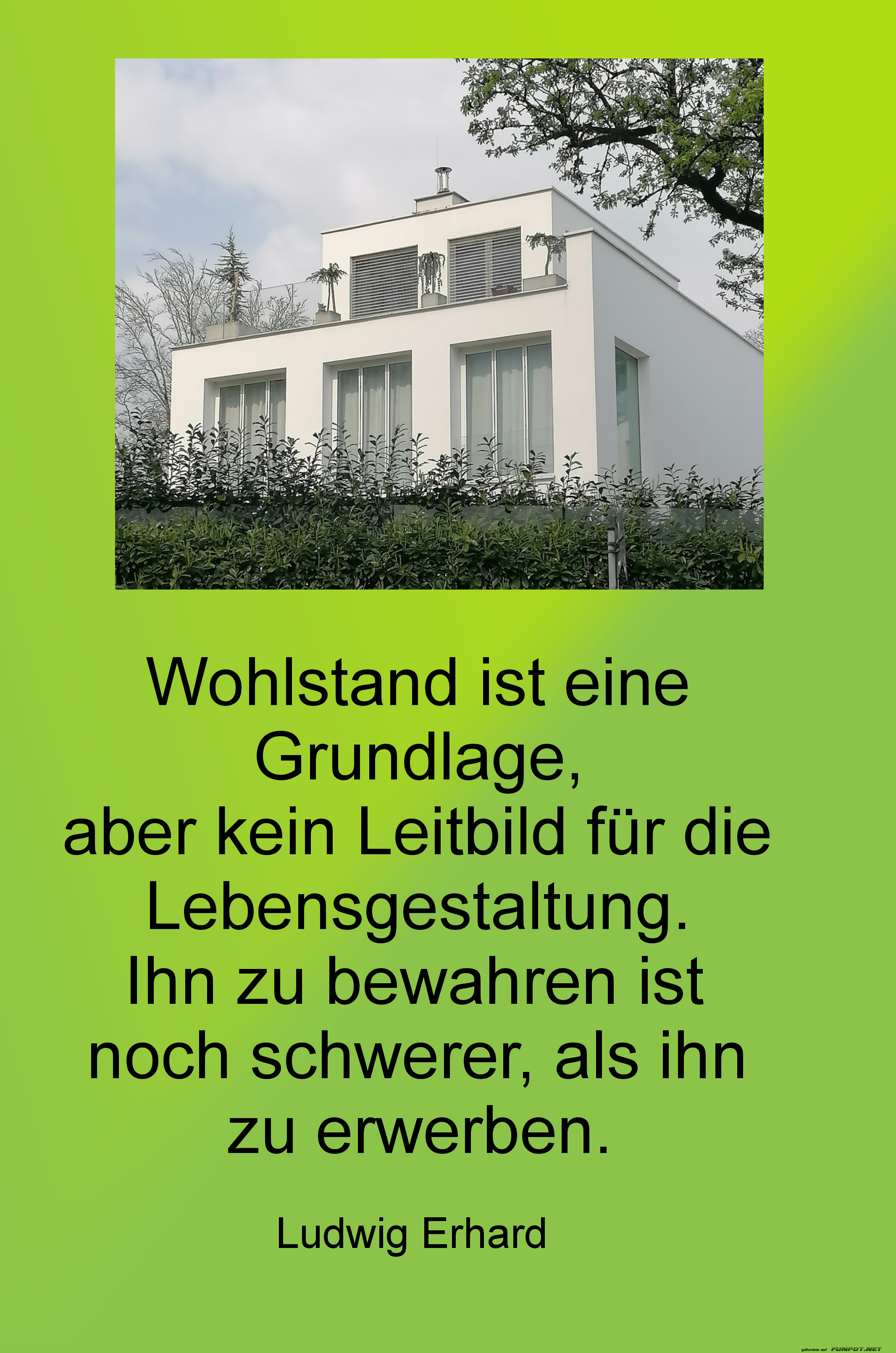 wohlstand ist eine grundlage