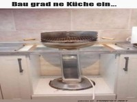 Improvisierte K�cheneinrichtung